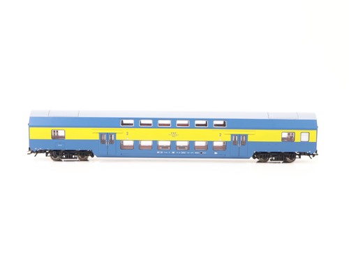 Piko H0 Personenwagen Doppelstockwagen 2.Klasse 26-08 086-8 Bdhpun PKP NEM - Bild 2 von 4