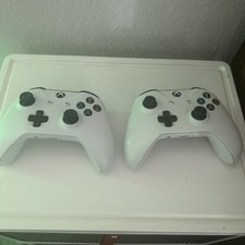  2 White Xbox Controller - Slight Fixable Stick Drift On The Analog Sticks