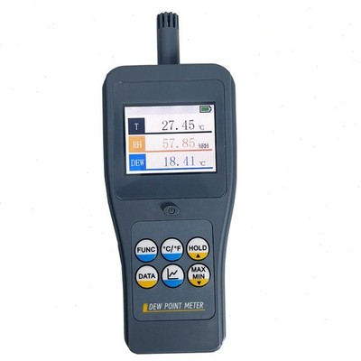 High-accuracy Dew Point Meter with 99 Groups Data 6 Test Parameters 300~240000