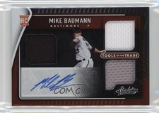 2022 Absolute Tools of the Trade 3 Swatch Signatures /199 Mike Baumann Auto 1t2c