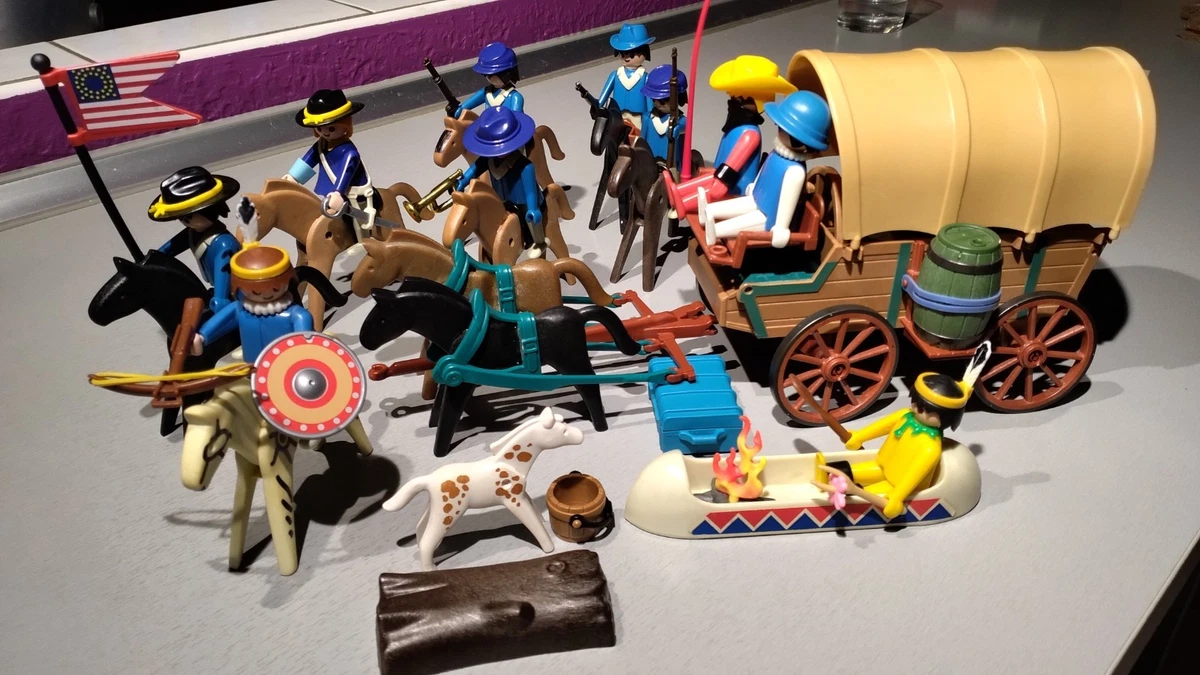 Playmobil Railway Train 4116 Rag Tipping Hopper Cart Wagon