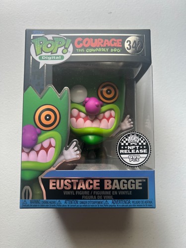 Funko Pop! Digital Courage the Cowardly Dog #342 Eustace Bagge LE 999 Teile