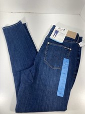 Seven7 Tummy Less Skinny Jeans Women 10 30X31 Blue Denim High Rise Stretch NWT