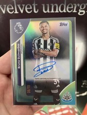 Bruno Guimaraes Autograph Variation Card Topps Premier League 2025/26 #/10