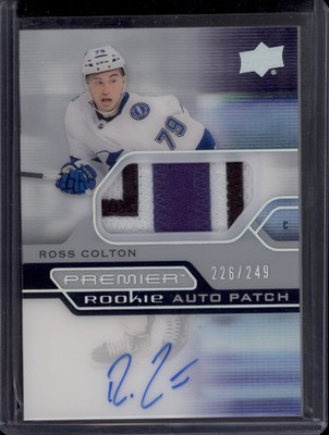 2021-22 Premier Ross Colton Rookie Patch Auto 3-Color True RPA RC /249