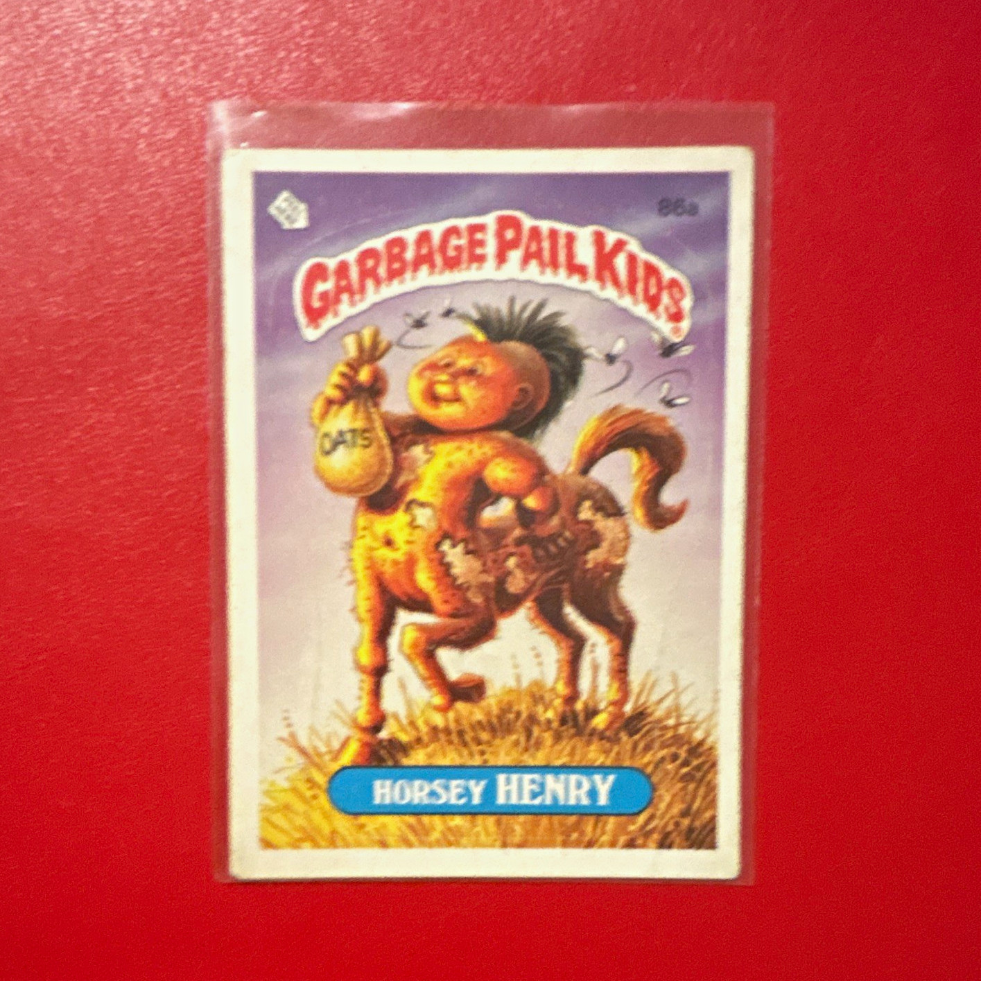 Topps 1986 Garbage Pail Kids 3rd Series Horsey Henry 86a Checklist Card