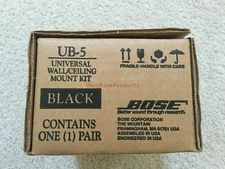 Bose UB-5 Universal Wall Ceiling Mount Kit for 151/101 Speakers - Black