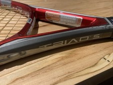 Wilson Triad 5 98 sq in grip 4 1/2 strung Mid plus Power of Three