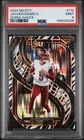 2024 Panini Select Jayden Daniels RC #112 Premier Level Zebra Shock Prizm PSA 9