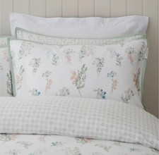 Dorma Beatrice King Duvet Cover + 2 Oxford Pillowcases Set 100% Cotton BNIP