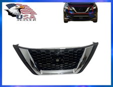 For 2019 2024 Nissan Murano Grille Front Bumper Upper Grille W Camera Opt Chrome