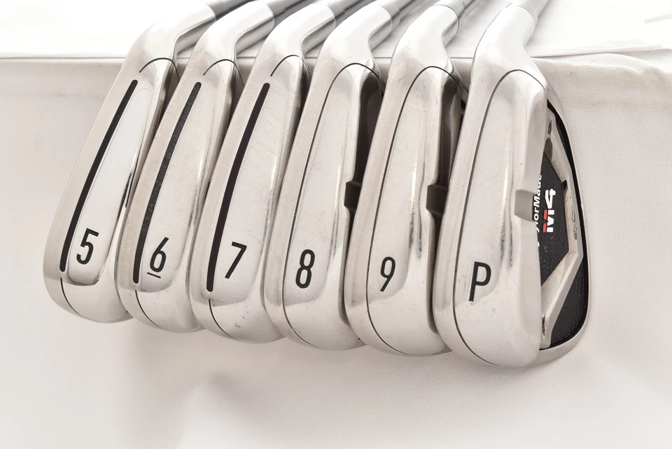 6PCS Taylormade M4 Iron Set 5-6-7-8-9-PW ATMOS RH Flex R Regular Golf Clubs - Image 3 of 4