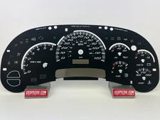 US Speedo Black Silverado/Sierra Gauge Face for Clusters 03-05 1500 Gas