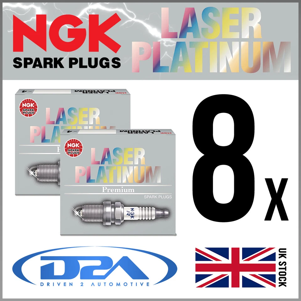 8x NGK PMR8C-H 96361 Laser Platinum Spark Plug
