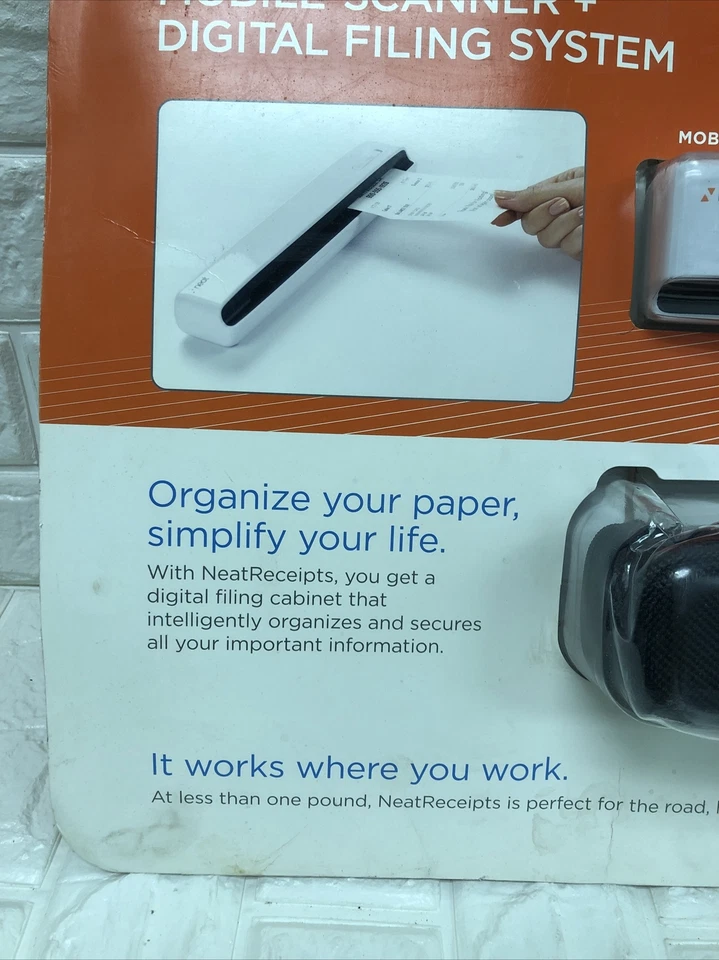 New Neat 260908 Scanning Digital Filing System With Desktop Stand & Travel Case - Image 3 of 4