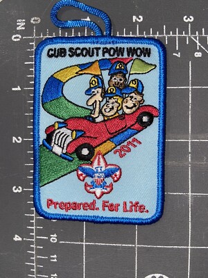 Cub Boy Scouts Pow Wow 2011 Prepared For Life Patch Car Pinewood Derby Race BSA