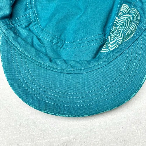 Merrell Cap Hat Women's Blue Pattern Army Style Hiking Outdoors - Picture 7 of 8
