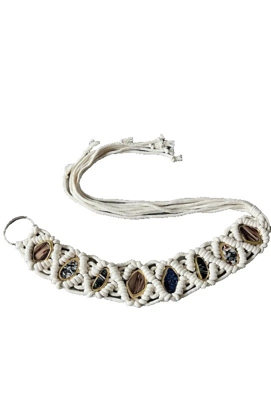 Cinto de corda Cintos Branca para mulheres