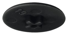 Hafele 262.24.368 MINIFIX 15 TAPAS TAPA PZ2 PL NEGRO Pack de 500
