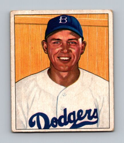 1950 Bowman #112 Gil Hodges HOF GD-VG Vintage Baseball Card
