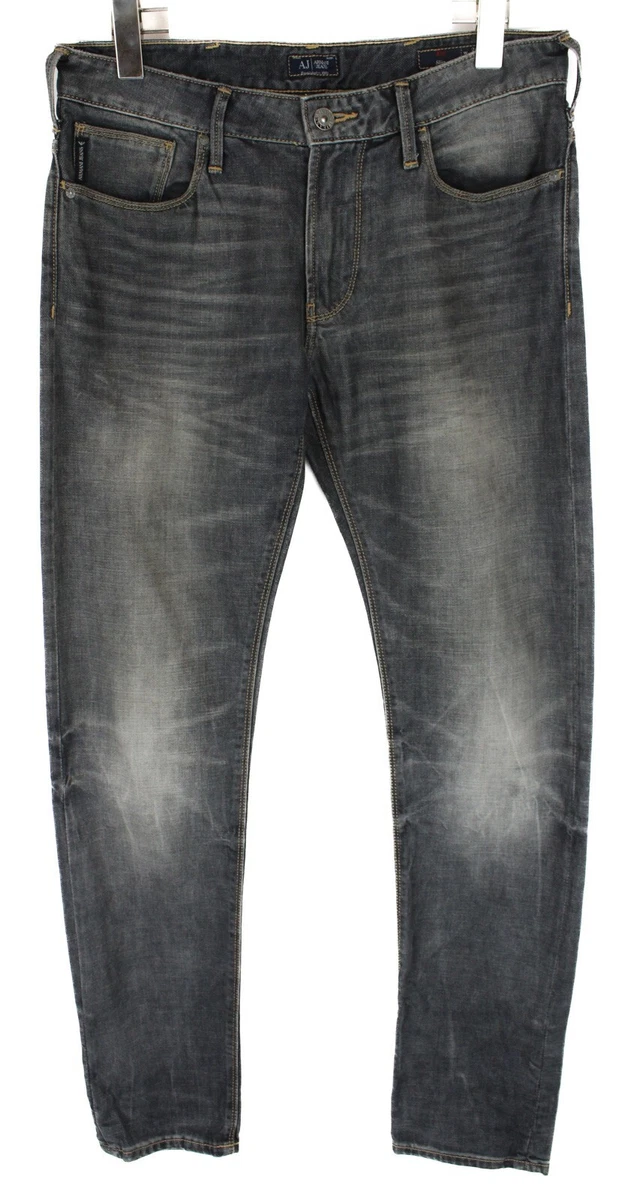 Armani outlet jeans distressed