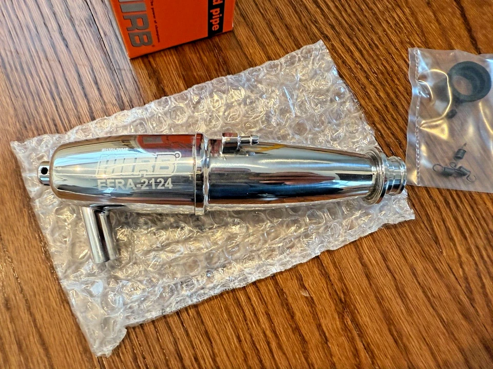 New RB Concept 0351-2124 EFRA 2124 1/8 .21 Offroad Buggy/Truggy Tuned Pipe 3.5cc - Image 2 of 4