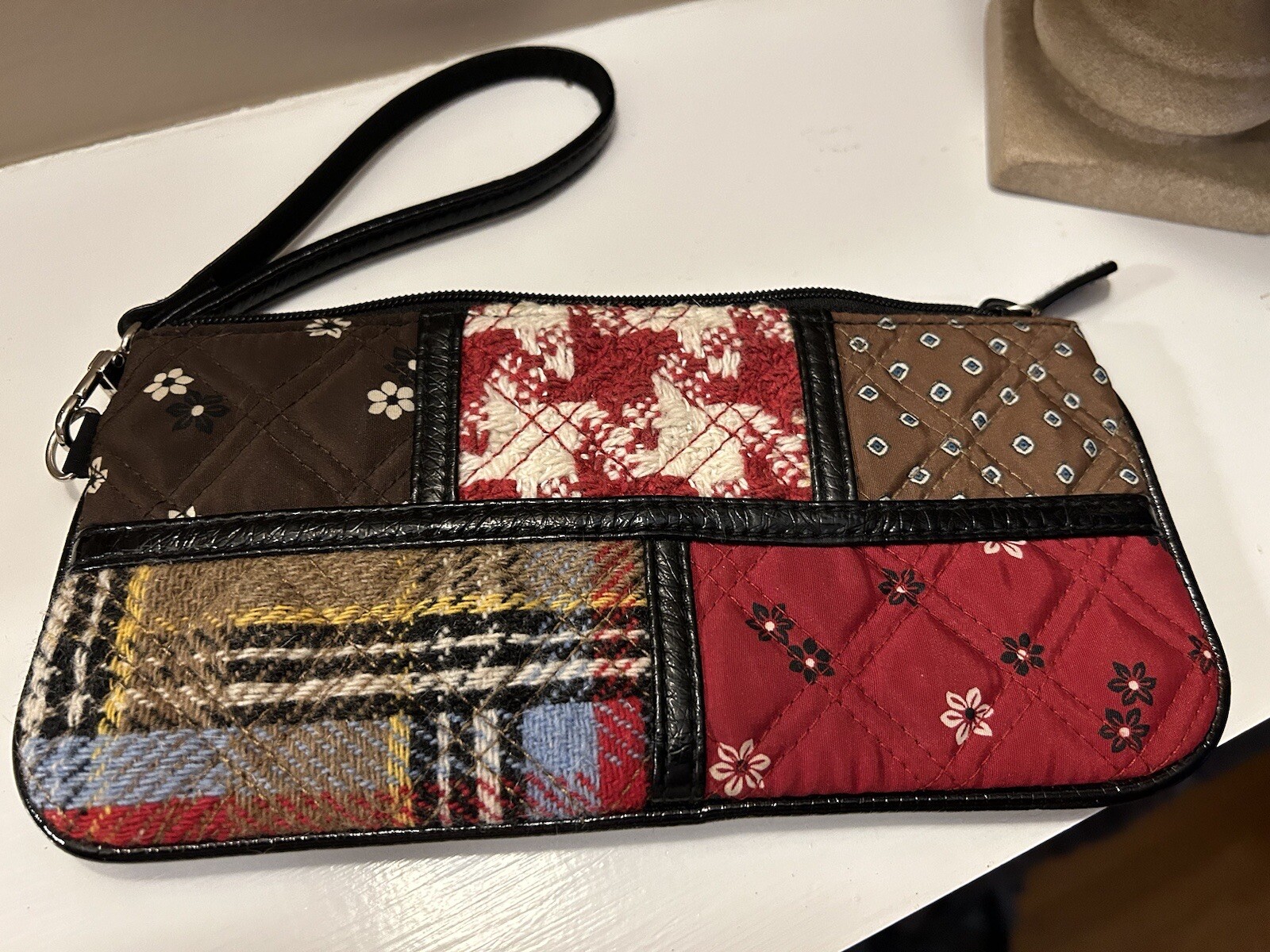 Vera Bradley Wristlet - Patchwork design, black i… - image 3