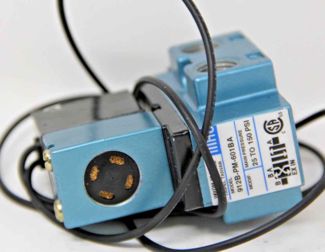 MAC VALVES INC 912B-PM-601BA / 912BPM601BA Brand New In Box OEM