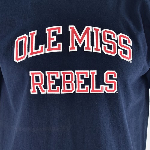 Ole Miss Rebels College Champion Sportswear Athletic Script Logo Tee Shirt - L - Picture 3 of 5