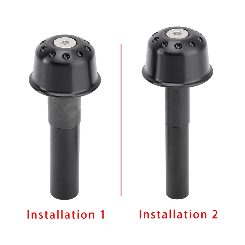 Peso de extremos de manillar CNC negro para Kawasaki Vulcan S 650 Z650RS Z900RS EE. UU. Foto 3 de 4