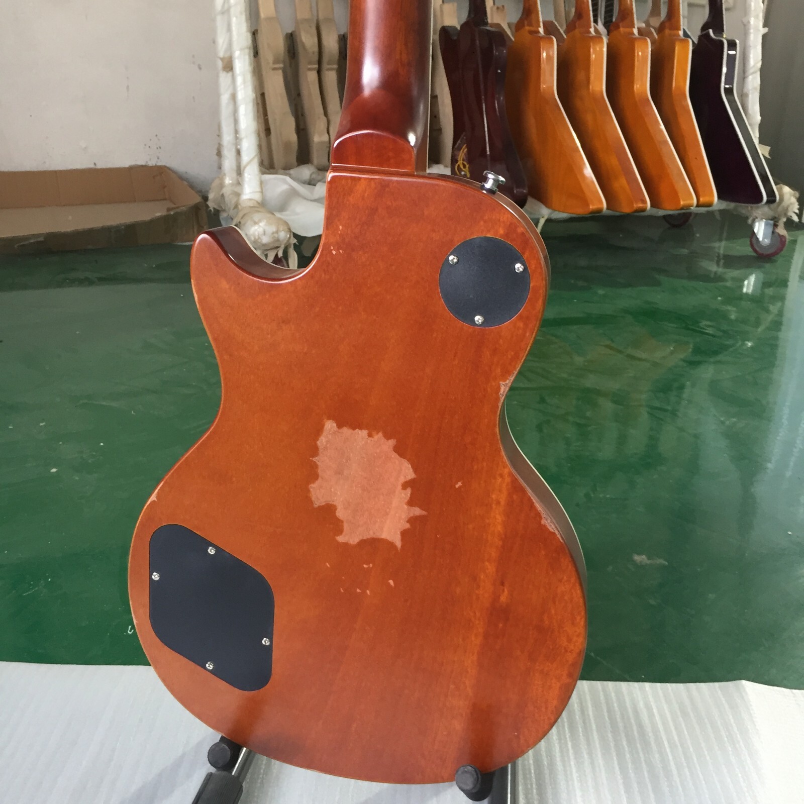 Lp Gold Top Relic 57 Style Electric Guitar Chambered Lightweight Body