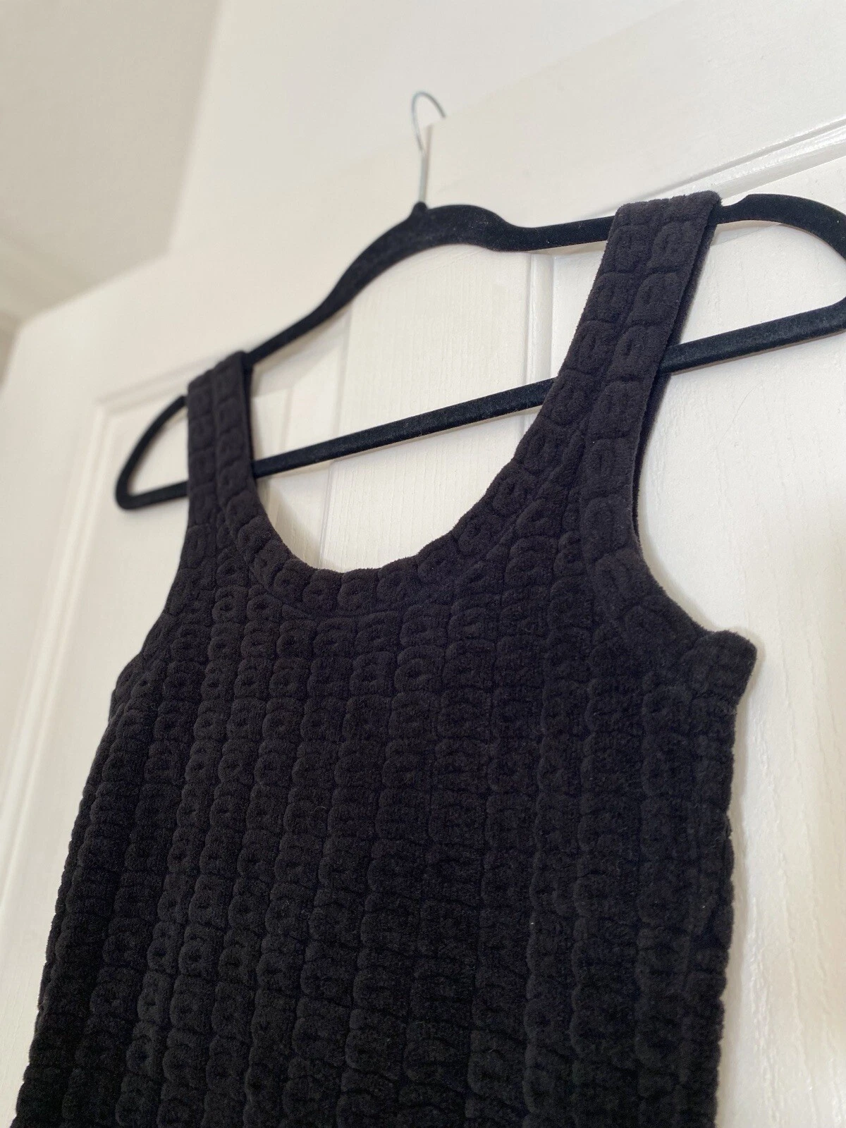 Abito Tank Alexander Wang Ciniglia Jacquard Nuovo con etichette S $450