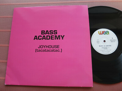 BASS ACADEMY   JOYHOUSE (tacatacatac )   12  Maxi Vinyl 1993  House  Top Zustand
