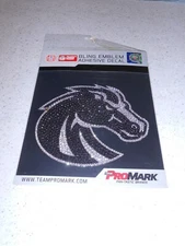 BOISE STATE University BRONCO Logo Decal BLING Adhesive Emblem Car Truck ProMark
