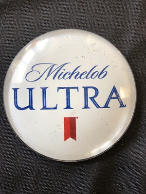 Michelob Ultra Medallion Badge 3'' Beer Tap Faucet Tower Advertisement NEW