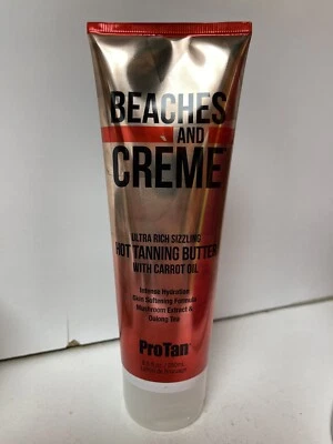 Pro Tan Beaches and Creme Hot Tanning Butter Tingle Sunbed Tanning Lotion Cream