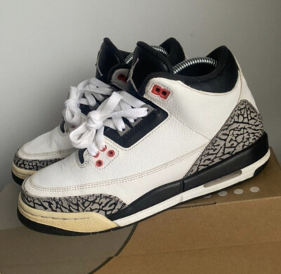 🔥 Nike Air Jordan 3 Retro Infrared 23 Cement 398614-123