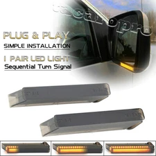 Dynamic LED Under Side Mirror Turn Signal Light for Ford F-150/Raptor/Expedition