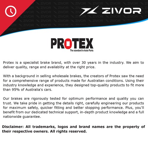 New PROTEX Disc Pad Set For MINI COOPER CLUBMAN R55 1.6L N16B16A #DB1782CP - Picture 2 of 5