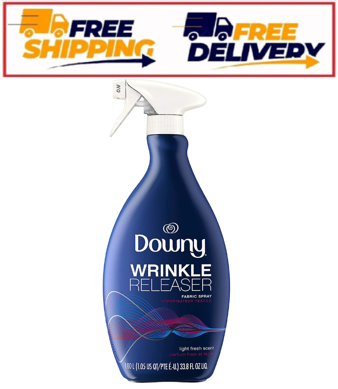 Downy Wrinkle Releaser and Refresher Fabric Spray, Starch Alternative