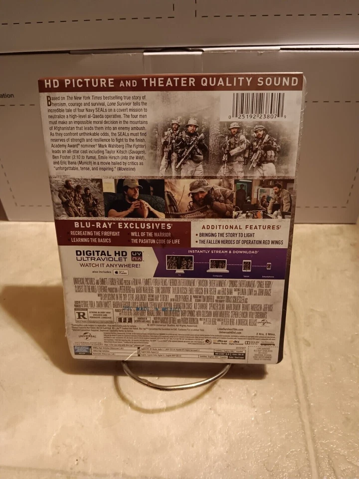 NEW Lone Survivor SteelBook (2013) Blu-ray DVD Digital Target Exclusive No Dents - Image 3 of 4