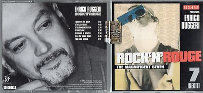ENRICO RUGGERI CD aus Katalog ROCK'N ROUGE 7 unveröffentlicht 2004 ROCK STAR Promo