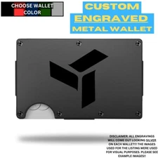 Eden Custom Laser Engraved Onto An Aluminum Wallet