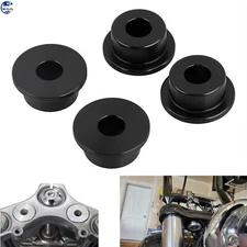 Solid Aluminum Handlebar Riser Bushings Mounts For Harley Softail Dyna Sportster