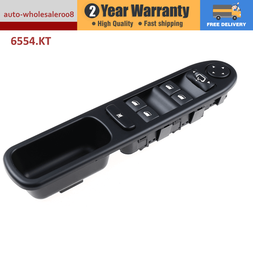 Master Power Window Switch For Peugeot 307 2000-2014 Hatchback CC Wagon 6554.KT - Picture 3 of 8