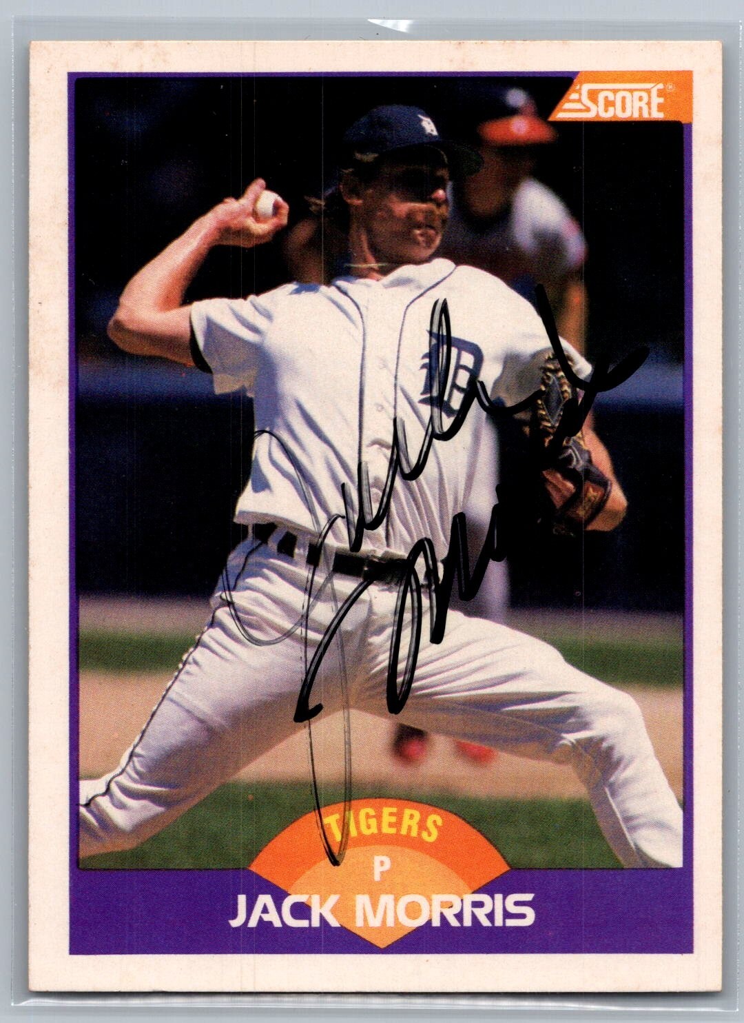 1989 Score - #250 Jack Morris (AU) - HOF EX *TEXCARDS*