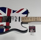 DEF LEPPARD SIGNED CUSTOM ELECTRIC GUITAR RICK ALLEN SAVAGE 2X JSA COA — photo 2