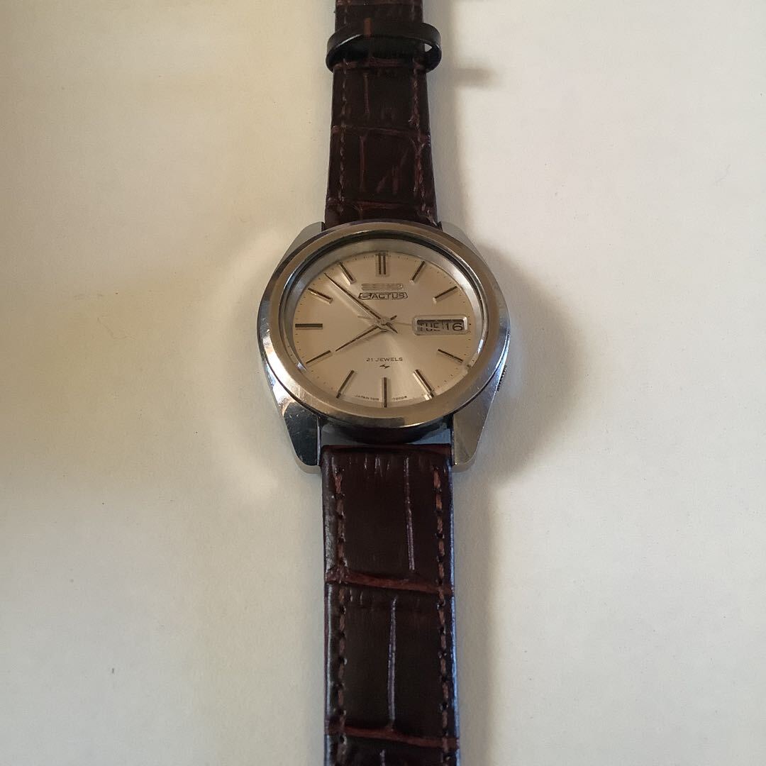 Seiko Actus 7019-7040 Analog Automatic Men 12025 5 Vintage 