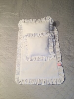 Bettwäsche Bettzeug  Puppenbett Puppenbettwäsche Kissen Bett Bettdecke Puppen