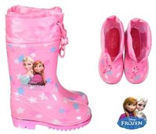 Disney Frozen Gummistiefel  Eiskönigin Elsa Anna Regenstiefel Schuhe 25 - 30 NEU